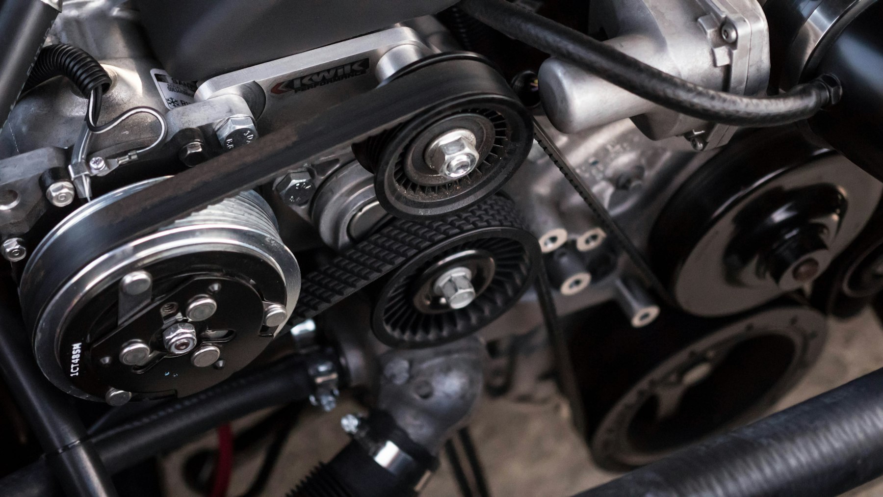 Engine service during an oil change at Auto Trust Centre, Mississauga