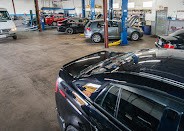 Vehicle in a service bay at Auto Trust Centre, Mississauga
